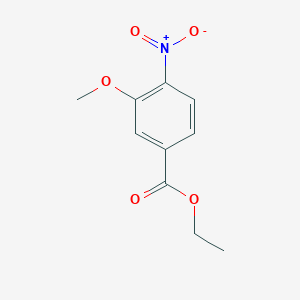 molecular formula C10H11NO5 B3203976 3-甲氧基-4-硝基苯甲酸乙酯 CAS No. 10259-23-1