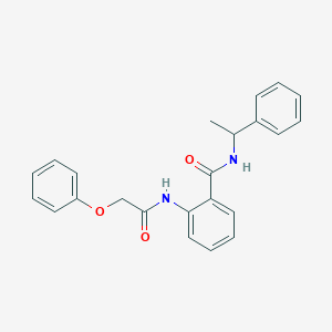 2-[(phenoxyacetyl)amino]-N-(1-phenylethyl)benzamide