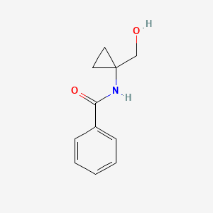molecular formula C11H13NO2 B3204000 N-(1-(羟甲基)环丙基)苯甲酰胺 CAS No. 1026348-50-4