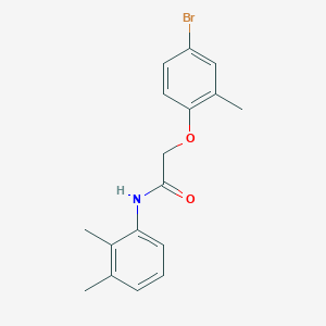molecular formula C17H18BrNO2 B320401 2-(4-bromo-2-methylphenoxy)-N-(2,3-dimethylphenyl)acetamide 