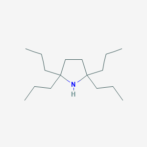 molecular formula C16H33N B320402 2,2,5,5-Tetrapropylpyrrolidine 