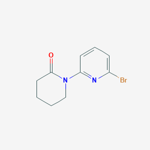 molecular formula C10H11BrN2O B3204071 1-(6-Bromopyridin-2-YL)piperidin-2-one CAS No. 1027512-06-6