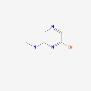 molecular formula C6H8BrN3 B3204074 2-Pyrazinamine, 6-bromo-N,N-dimethyl- CAS No. 1027512-51-1