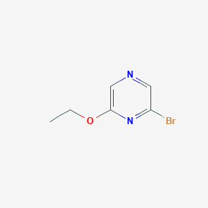 molecular formula C6H7BrN2O B3204077 2-Bromo-6-ethoxypyrazine CAS No. 1027512-76-0