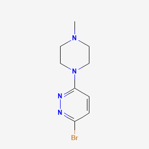 molecular formula C9H13BrN4 B3204080 3-Bromo-6-(4-methylpiperazin-1-YL)pyridazine CAS No. 1027513-15-0