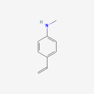 molecular formula C9H11N B3204139 N-Methyl-4-vinylaniline CAS No. 102877-42-9
