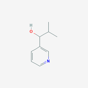 molecular formula C9H13NO B3204195 3-(1-Hydroxy-2-methylpropyl)pyridine CAS No. 102994-45-6