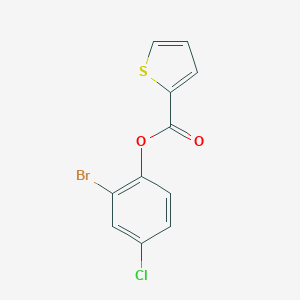 2-Bromo-4-chlorophenyl thiophene-2-carboxylate