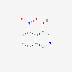 molecular formula C9H6N2O3 B3204215 4-Isoquinolinol, 5-nitro- CAS No. 103028-61-1