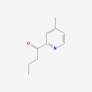 molecular formula C10H13NO B3204219 1-(4-Methylpyridin-2-yl)butan-1-one CAS No. 103028-75-7