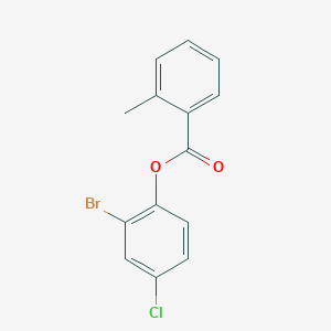 2-Bromo-4-chlorophenyl 2-methylbenzoate