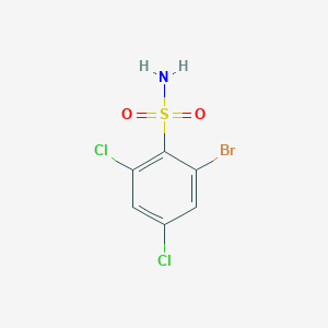 molecular formula C6H4BrCl2NO2S B3204263 2-Bromo-4,6-dichlorobenzenesulfonamide CAS No. 1032507-43-9