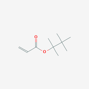 molecular formula C10H18O2 B3204284 2,3,3-Trimethylbutan-2-yl prop-2-enoate CAS No. 1033202-90-2