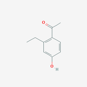 molecular formula C10H12O2 B3204293 1-(2-Ethyl-4-hydroxyphenyl)ethan-1-one CAS No. 103323-98-4