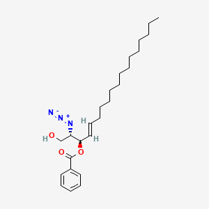 molecular formula C25H39N3O3 B3204303 (2S,3R,4E)-2-azido-3-benzoyloxy-4-octadecenol CAS No. 103348-50-1