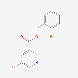 molecular formula C13H9Br2NO2 B3204306 5-溴烟酸 2-溴苄酯 CAS No. 1033692-93-1