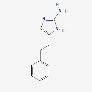 B3204327 5-Phenethyl-1H-imidazol-2-amine CAS No. 1033822-52-4