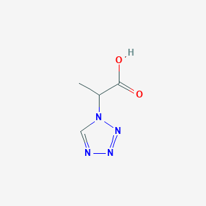 molecular formula C4H6N4O2 B3204329 2-(1H-tetrazol-1-yl)propanoic acid CAS No. 103386-56-7
