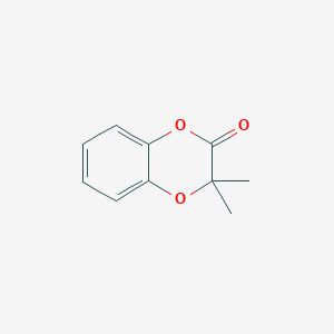 molecular formula C10H10O3 B3204343 3,3-Dimethyl-2,3-dihydro-1,4-benzodioxin-2-one CAS No. 103467-08-9