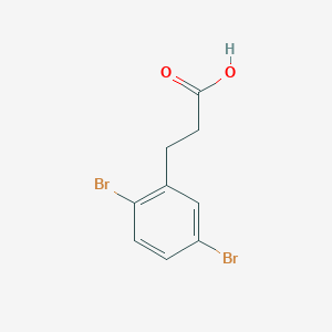 molecular formula C9H8Br2O2 B3204361 3-(2,5-Dibromo-phenyl)-propionic acid CAS No. 103516-05-8