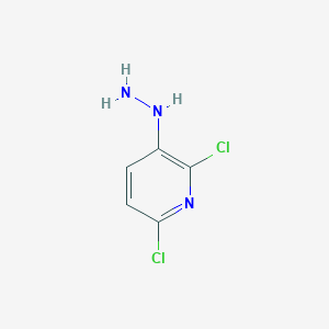 molecular formula C5H5Cl2N3 B3204366 2,6-Dichloro-3-hydrazinylpyridine CAS No. 1035173-57-9