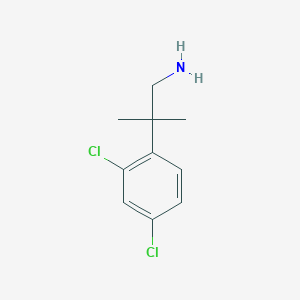 molecular formula C10H13Cl2N B3204417 2-(2,4-Dichlorophenyl)-2-methylpropan-1-amine CAS No. 103628-31-5