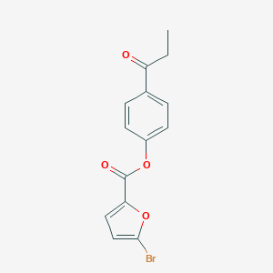4-Propionylphenyl 5-bromo-2-furoate