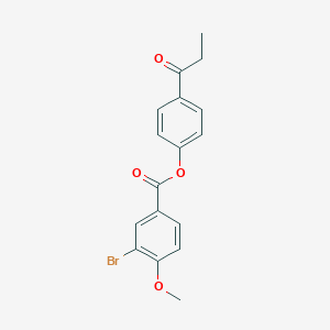 4-Propanoylphenyl 3-bromo-4-methoxybenzoate