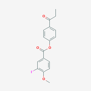4-Propanoylphenyl 3-iodo-4-methoxybenzoate