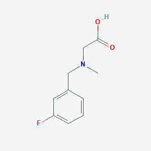 molecular formula C10H12FNO2 B3204452 [(3-Fluoro-benzyl)-methyl-amino]-acetic acid CAS No. 1036577-89-5