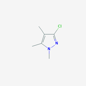 molecular formula C6H9ClN2 B3204487 3-Chloro-1,4,5-trimethyl-1H-pyrazole CAS No. 1036991-59-9