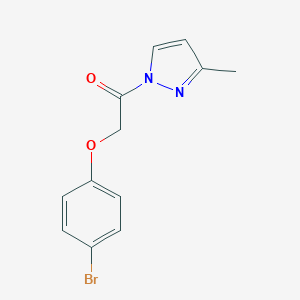 1-[(4-bromophenoxy)acetyl]-3-methyl-1H-pyrazole