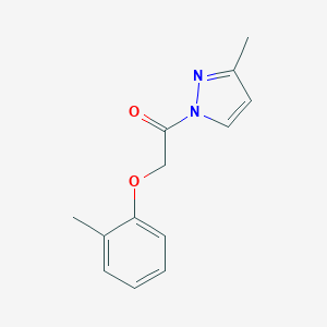 3-methyl-1-[(2-methylphenoxy)acetyl]-1H-pyrazole