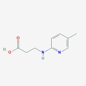 molecular formula C9H12N2O2 B3204558 3-[(5-甲基吡啶-2-基)氨基]丙酸 CAS No. 103796-00-5