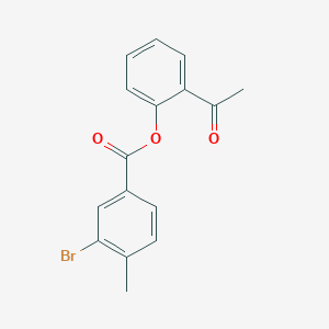 2-Acetylphenyl 3-bromo-4-methylbenzoate