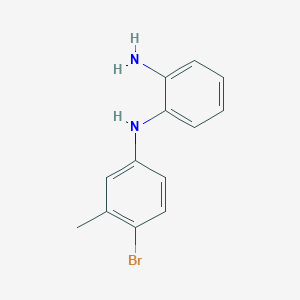 molecular formula C13H13BrN2 B3204573 N1-(4-Bromo-3-methylphenyl)benzene-1,2-diamine CAS No. 1038370-56-7