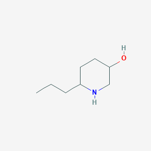 molecular formula C8H17NO B3204584 6-Propylpiperidin-3-ol CAS No. 10388-97-3