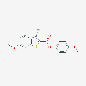 4-Methoxyphenyl 3-chloro-6-methoxy-1-benzothiophene-2-carboxylate