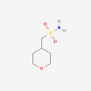 molecular formula C6H13NO3S B3204600 Oxan-4-ylmethanesulfonamide CAS No. 1039037-73-4