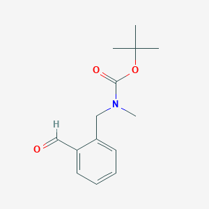 molecular formula C14H19NO3 B3204614 tert-Butyl 2-formylbenzyl(methyl)carbamate CAS No. 1039415-18-3