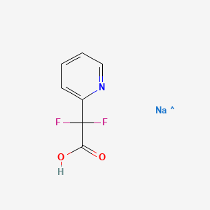 molecular formula C7H5F2NNaO2 B3204615 2-Pyridineacetic acid, alpha,alpha-difluoro-, sodium salt (1:1) CAS No. 1039547-76-6