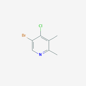 molecular formula C7H7BrClN B3204635 5-Bromo-4-chloro-2,3-dimethylpyridine CAS No. 103971-31-9