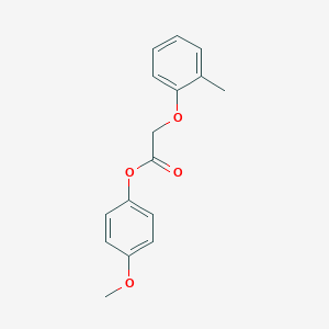 molecular formula C16H16O4 B320466 4-Methoxyphenyl (2-methylphenoxy)acetate 