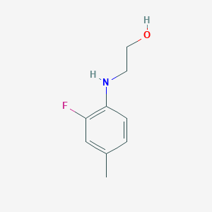 molecular formula C9H12FNO B3204696 2-(2-Fluoro-4-methyl-phenylamino)-ethanol CAS No. 1040025-07-7