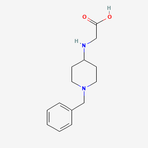 molecular formula C14H20N2O2 B3204707 (1-Benzyl-piperidin-4-ylamino)-acetic acid CAS No. 1040036-64-3