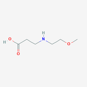 molecular formula C6H13NO3 B3204727 3-[(2-甲氧基乙基)氨基]丙酸 CAS No. 1040073-81-1
