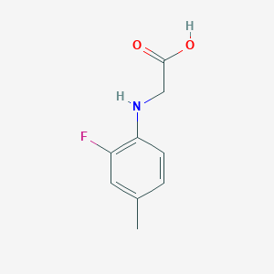 molecular formula C9H10FNO2 B3204735 (2-Fluoro-4-methyl-phenylamino)-acetic acid CAS No. 1040078-99-6