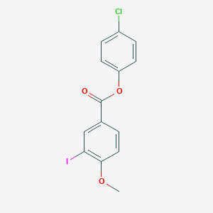 4-Chlorophenyl 3-iodo-4-methoxybenzoate