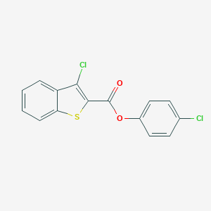 4-Chlorophenyl 3-chloro-1-benzothiophene-2-carboxylate