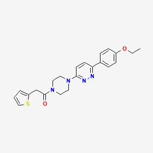 1-(4-(6-(4-Ethoxyphenyl)pyridazin-3-yl)piperazin-1-yl)-2-(thiophen-2-yl)ethanone